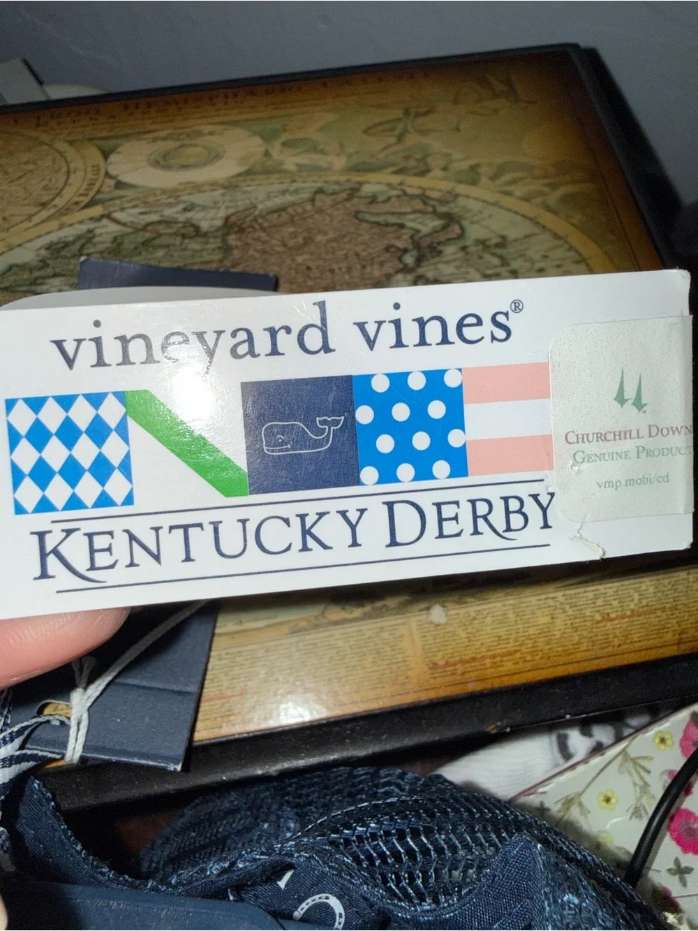 Vineyard Vines Kentucky Derby trucker hat cap run for the roses Churchill downs - Picture 3 of 8